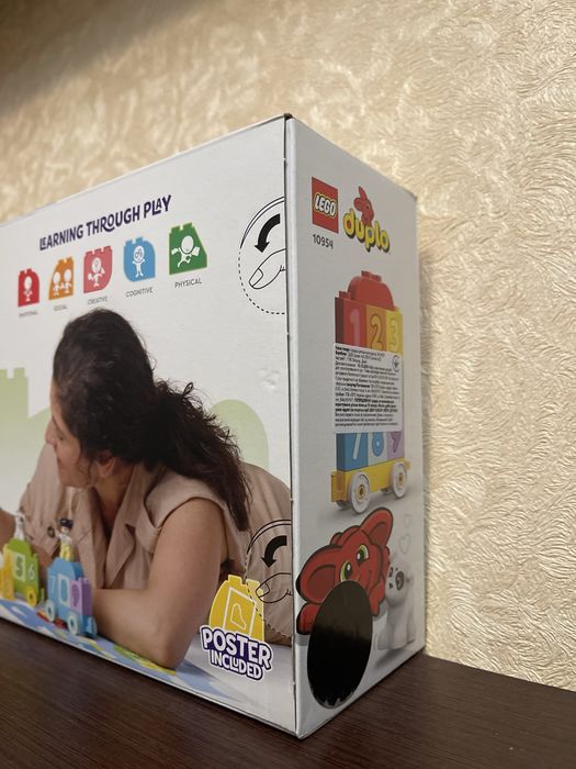 Лего дупло lego duplo потяг із цифрами