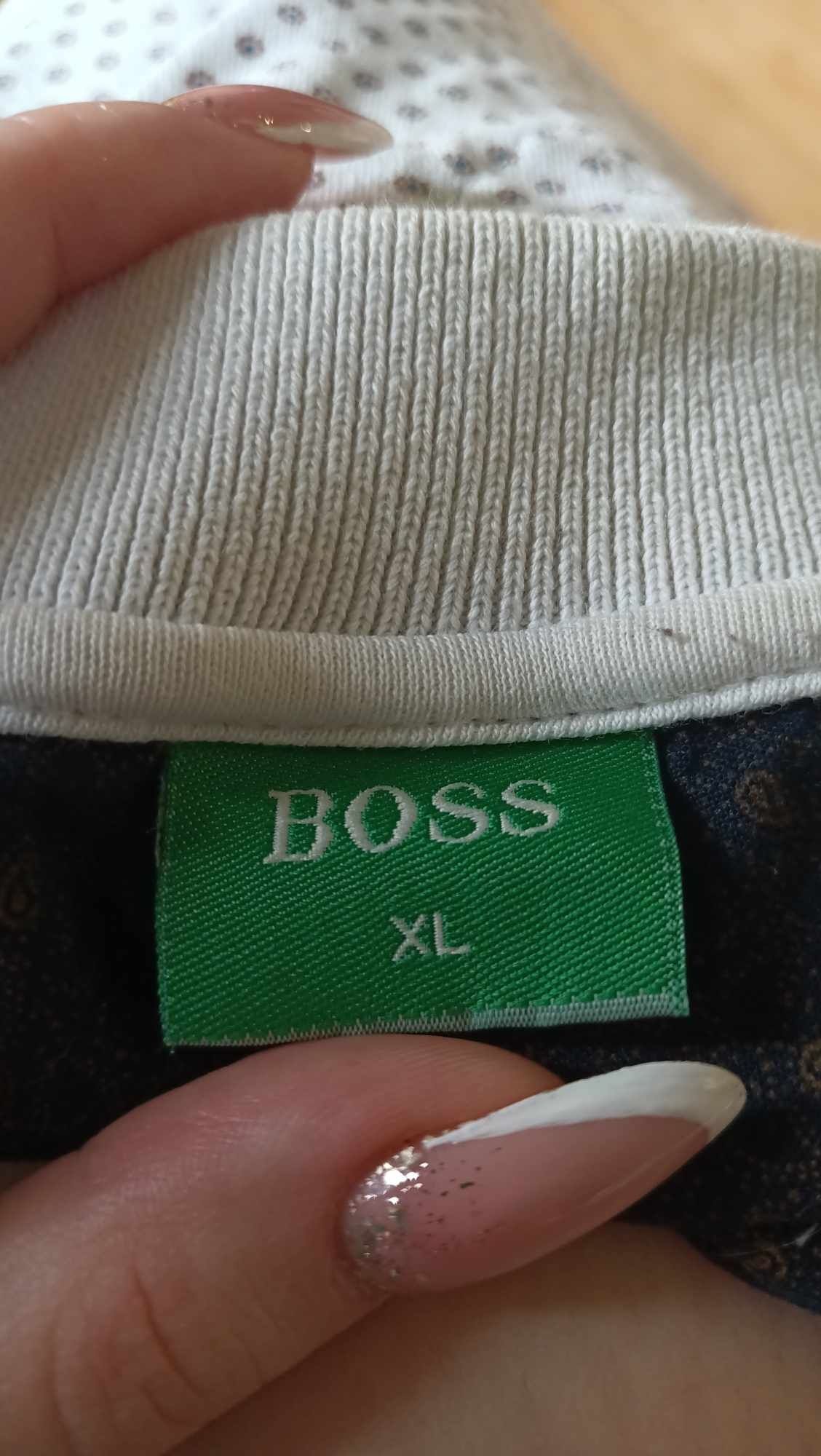 Białe polo Hugo Boss