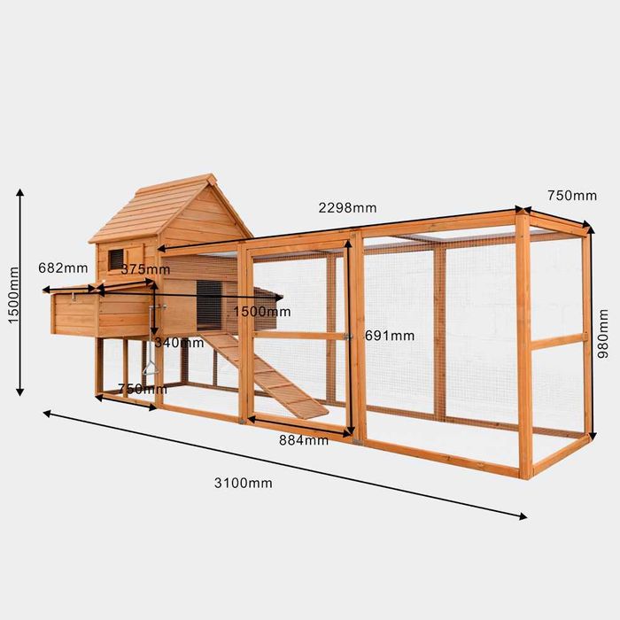 Kurnik klatka dla kur chomików królików K202 darmowa wysyłka