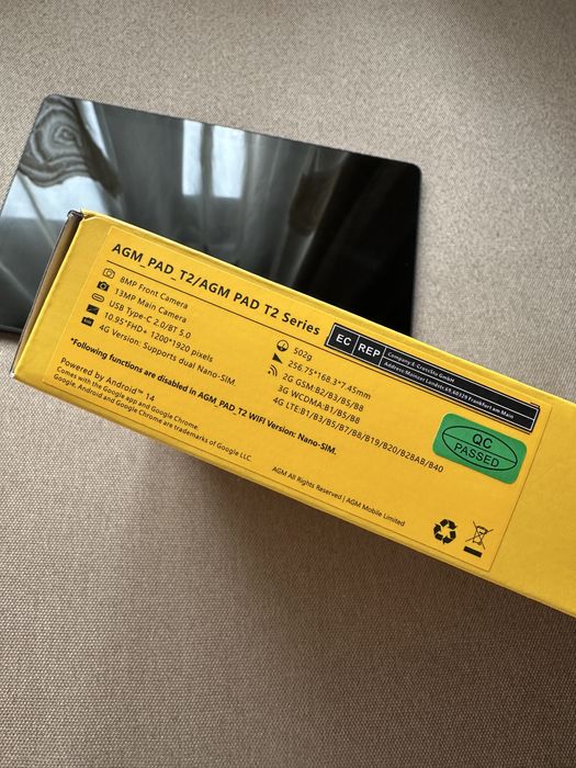 Планшет AGM Pad T2 - 8/256 Гб, 11ʼʼ, 4G, 8000 мАг, FHD+