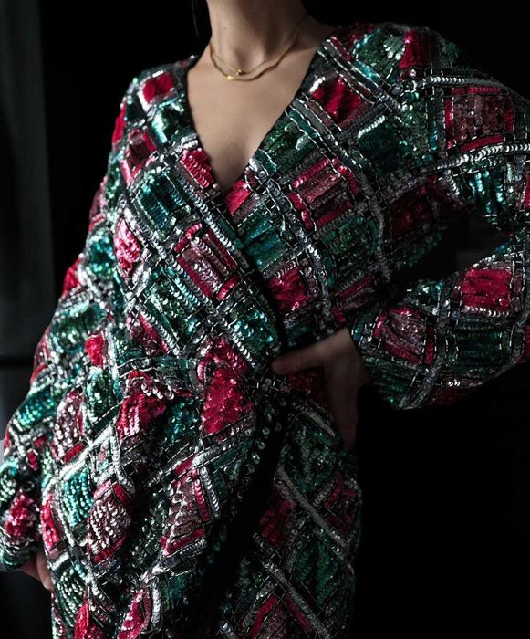 Неймовірно розкішна сукня оздоблена лелітками ASOS плюс сайз 52-54 XXL