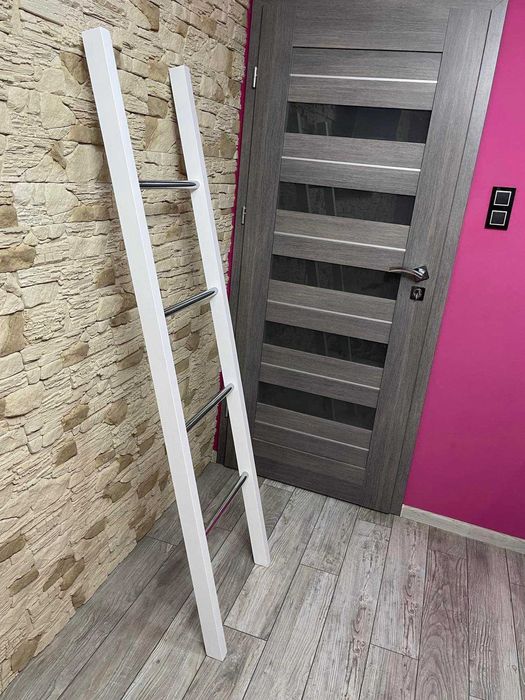 Drabinka łazienkowa drewniana, suszarka na ręczniki KOLORY drewno