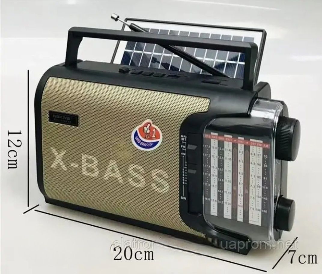 Радиоприёмник Golon RX-2190ВТ зарядка от солнца, USB,фонарь


Аккумуля