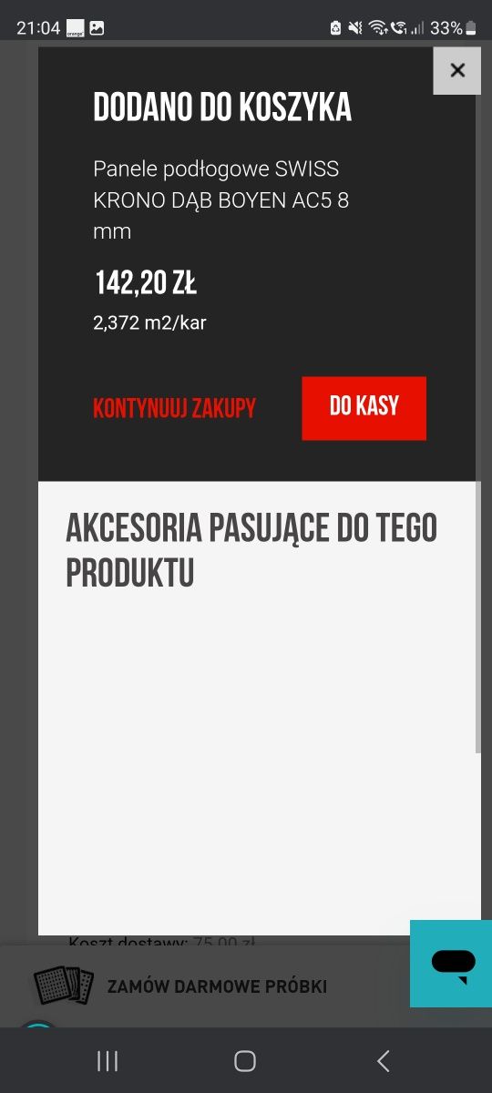 Sprzedam panele swiss krono