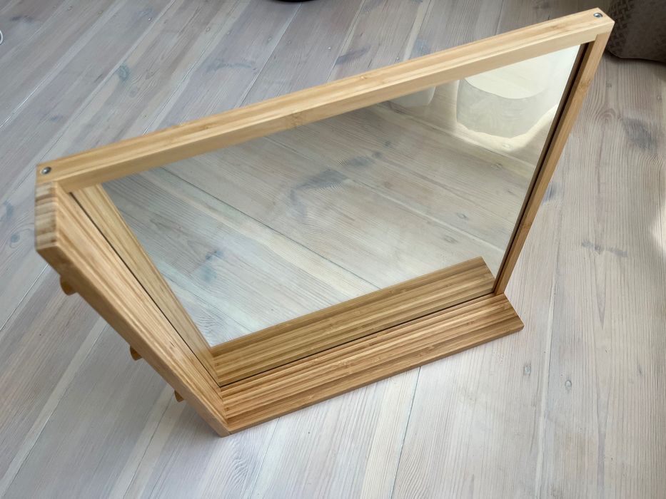 IKEA RÅGRUND lustro łazienkowe bambusowe