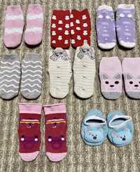 Теплые носочки для девочки на ножку 24-26 размер Детские носки