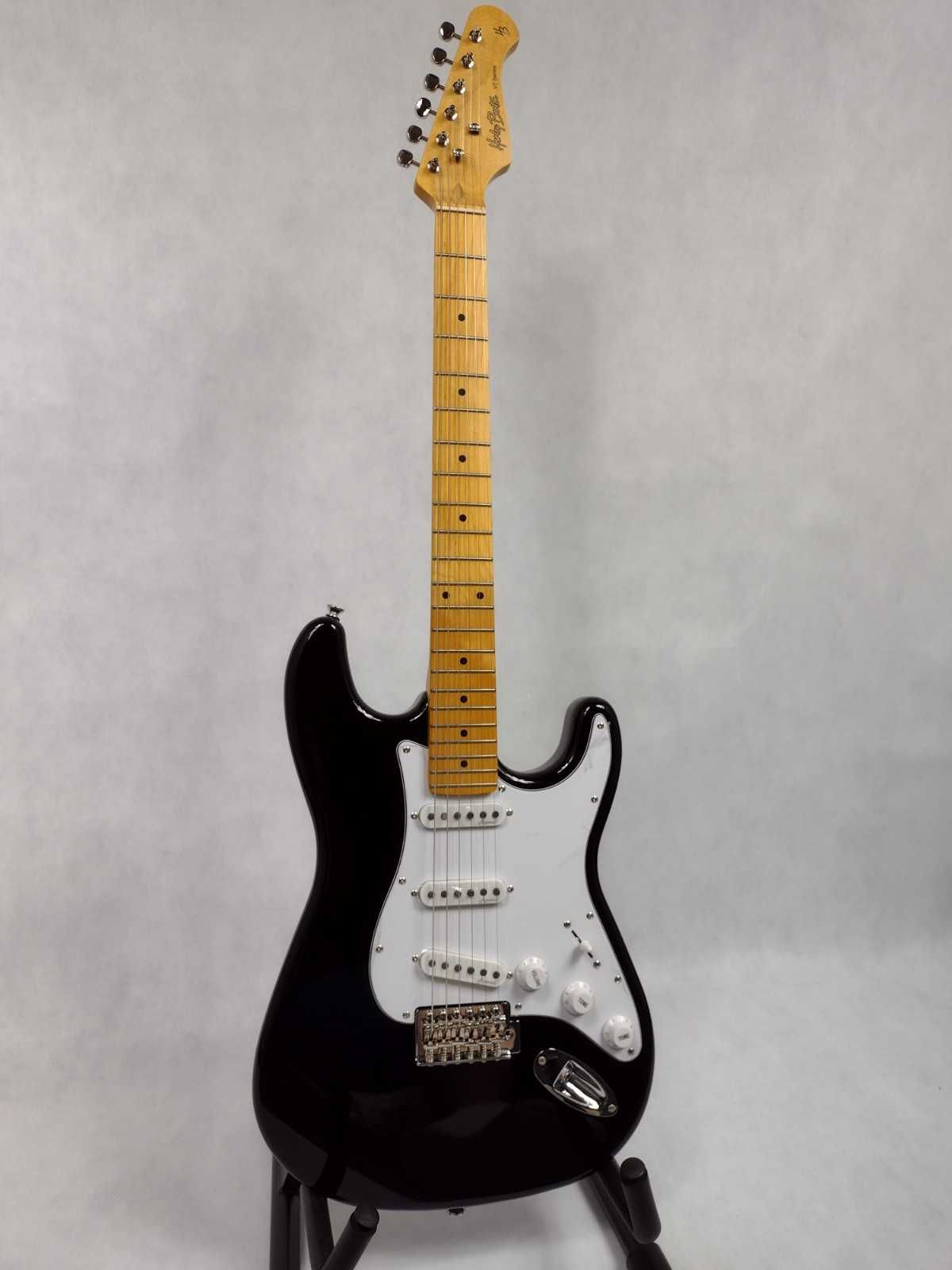 Harley Benton ST-62 MN BK-gitara elektryczna-typ Stratocaster-Alnico