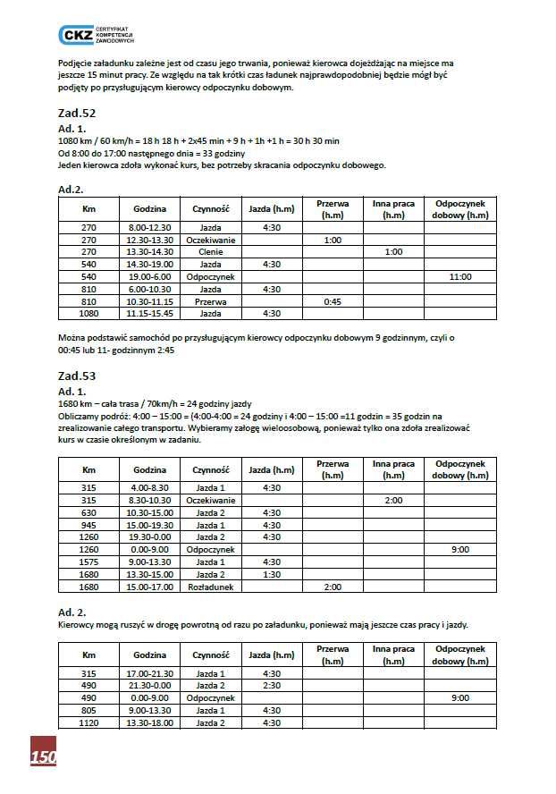 Testy Zadania Certyfikat Kompetencji Przewoźnika 2024