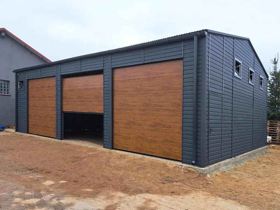 hala blaszana 8x12 garaż hala magazyn wiata