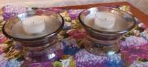 Dois supoetes de velas
