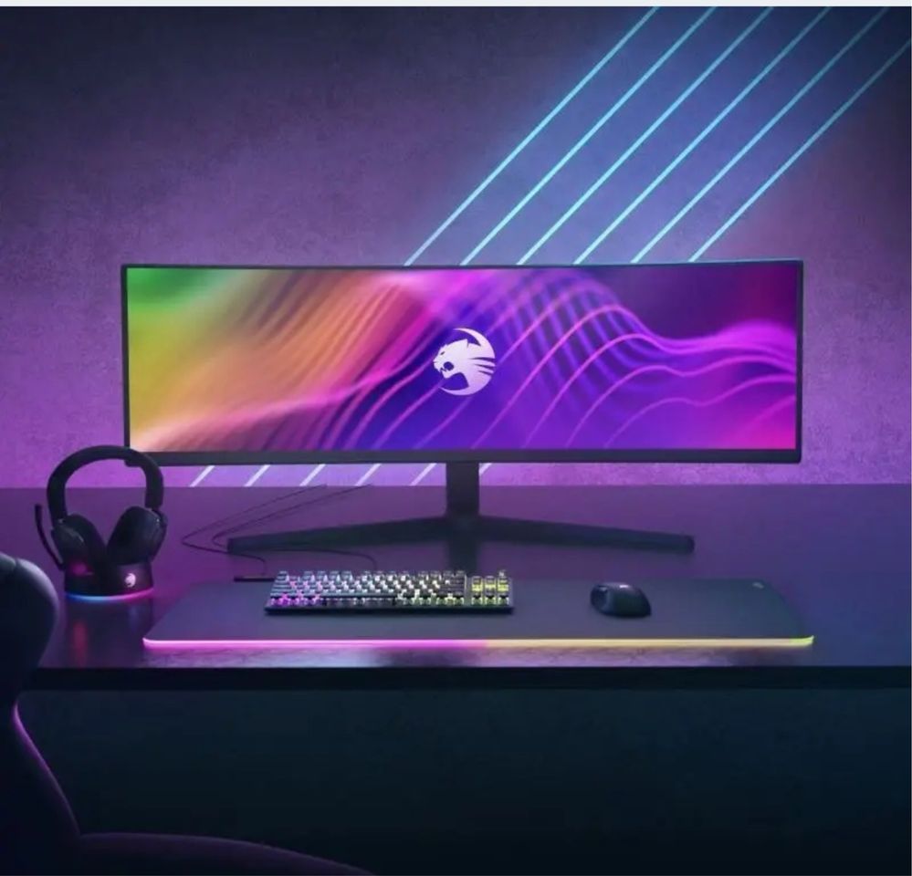 Słuchawki Gamingowe ps4 ps5 nintendo 3D Audio RGB ze Stacją Dokującą