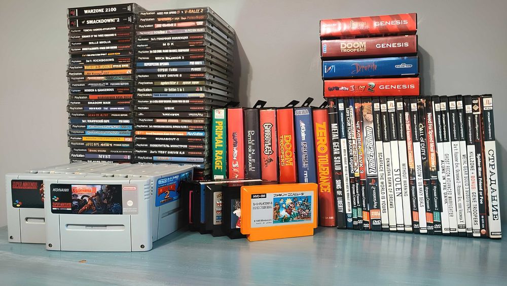 Sega, Snes, Famicom, PlayStation 1, PlayStation 2