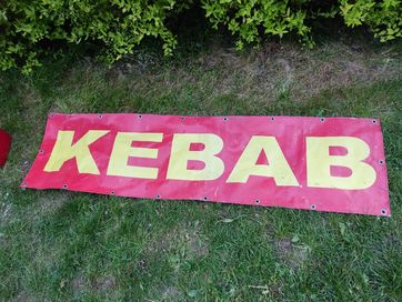 Baner reklamowy Kebab 186x50 cm