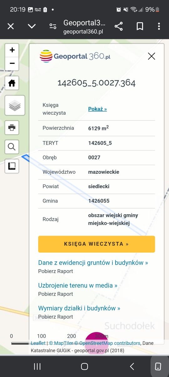 Działka rolna na sprzedaż Rogóziec