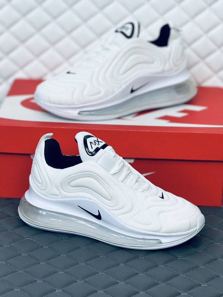 Кроссовки мужские Nike Air Max 720 all white кросовки Найк 720