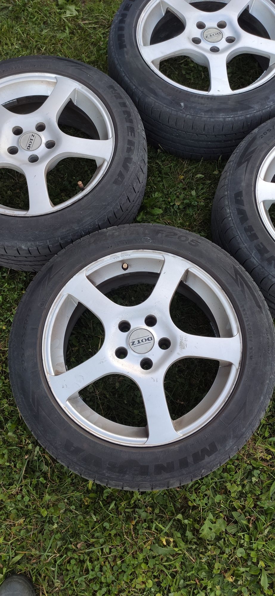 Alufelgi 5x110 R17 205/55 opony letnie minerva Alfa Romeo Saab Fiat