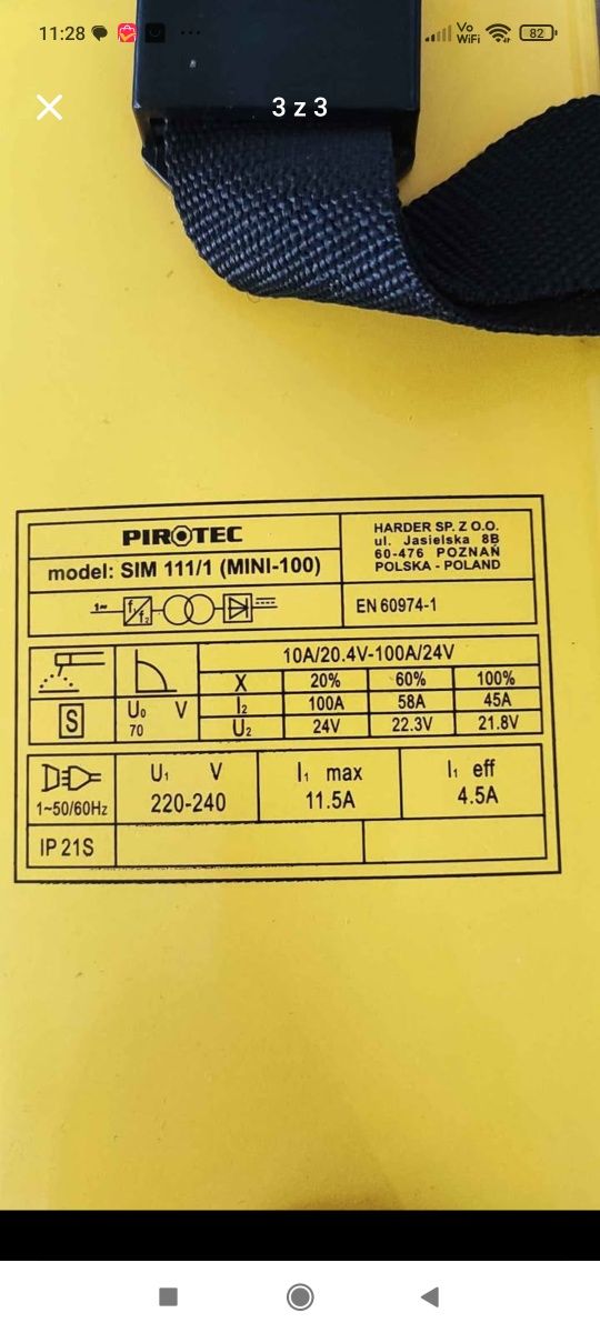 Spawarka Pirotec 111/1