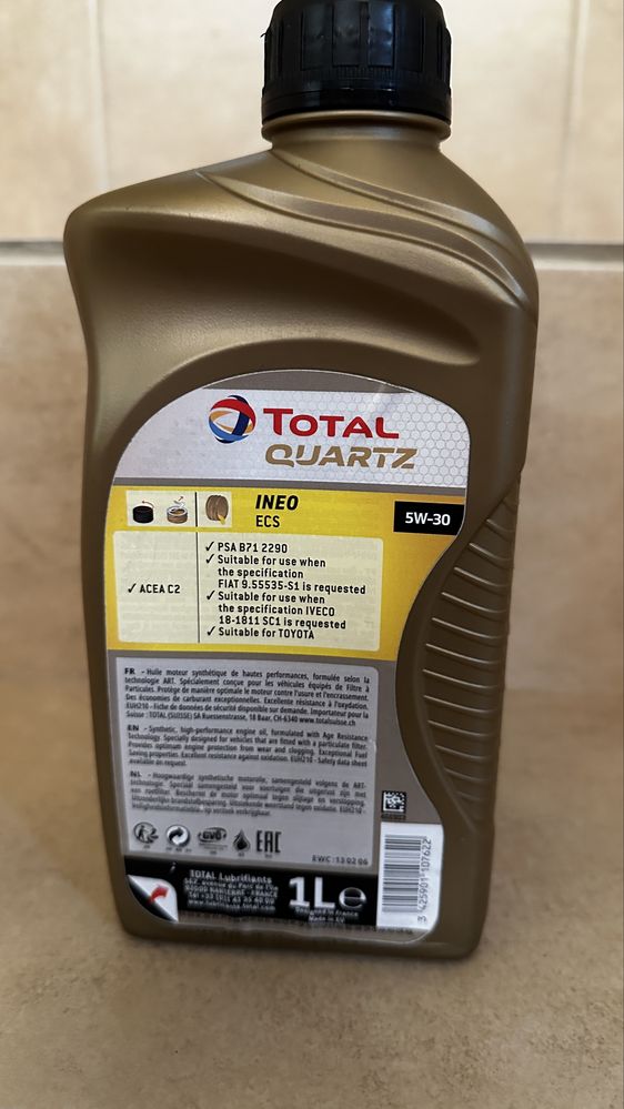 Olej 5w30 total ineo ecs