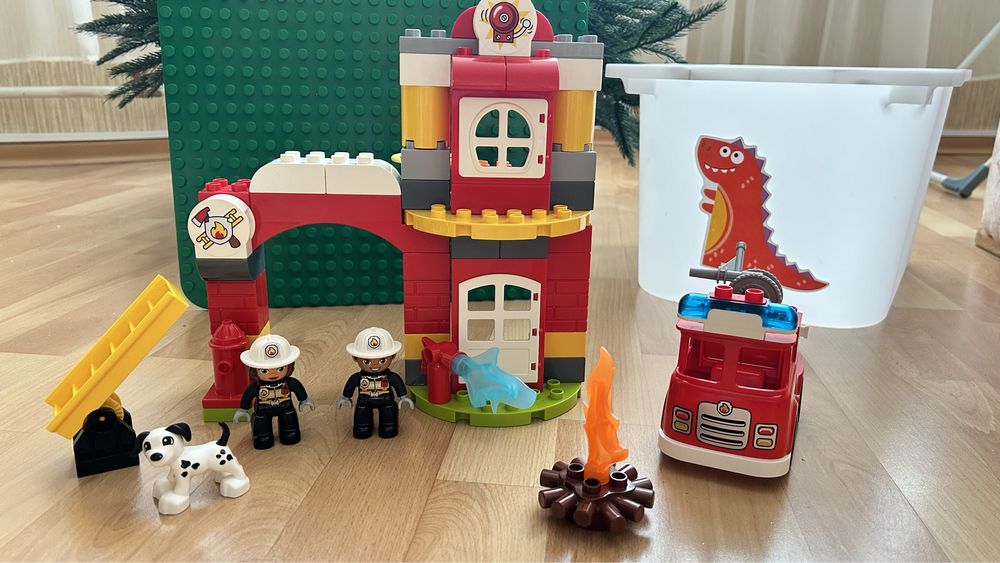 Lego duplo пожарная станция