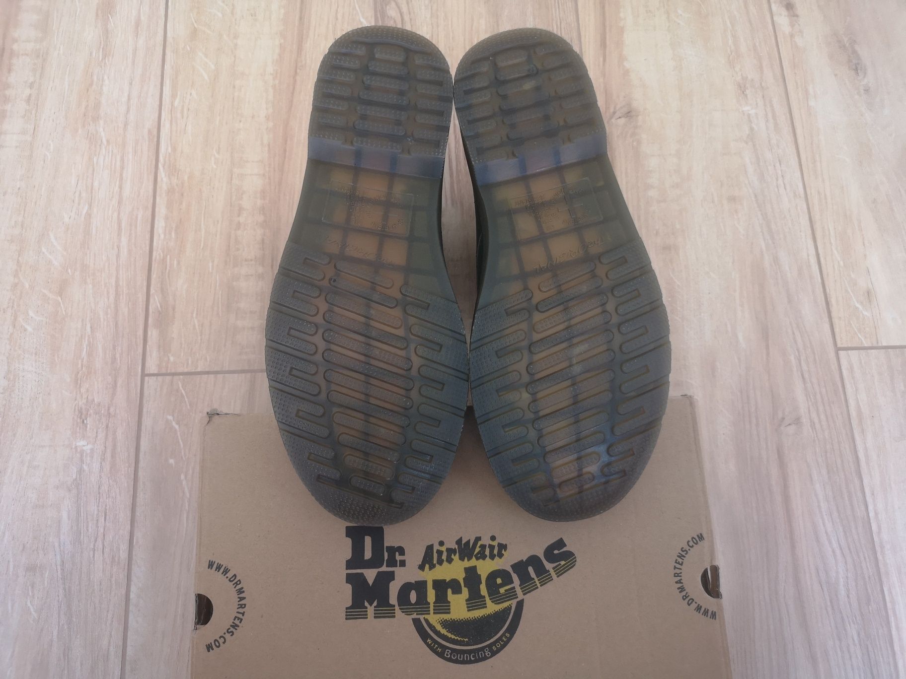 Черевики Dr. Martens 45EU, 29 см 1460 Green Smooth
