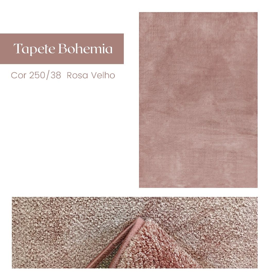 Tapete Bohemia Cinzento Escuro - 200x290cm By Arcoazul