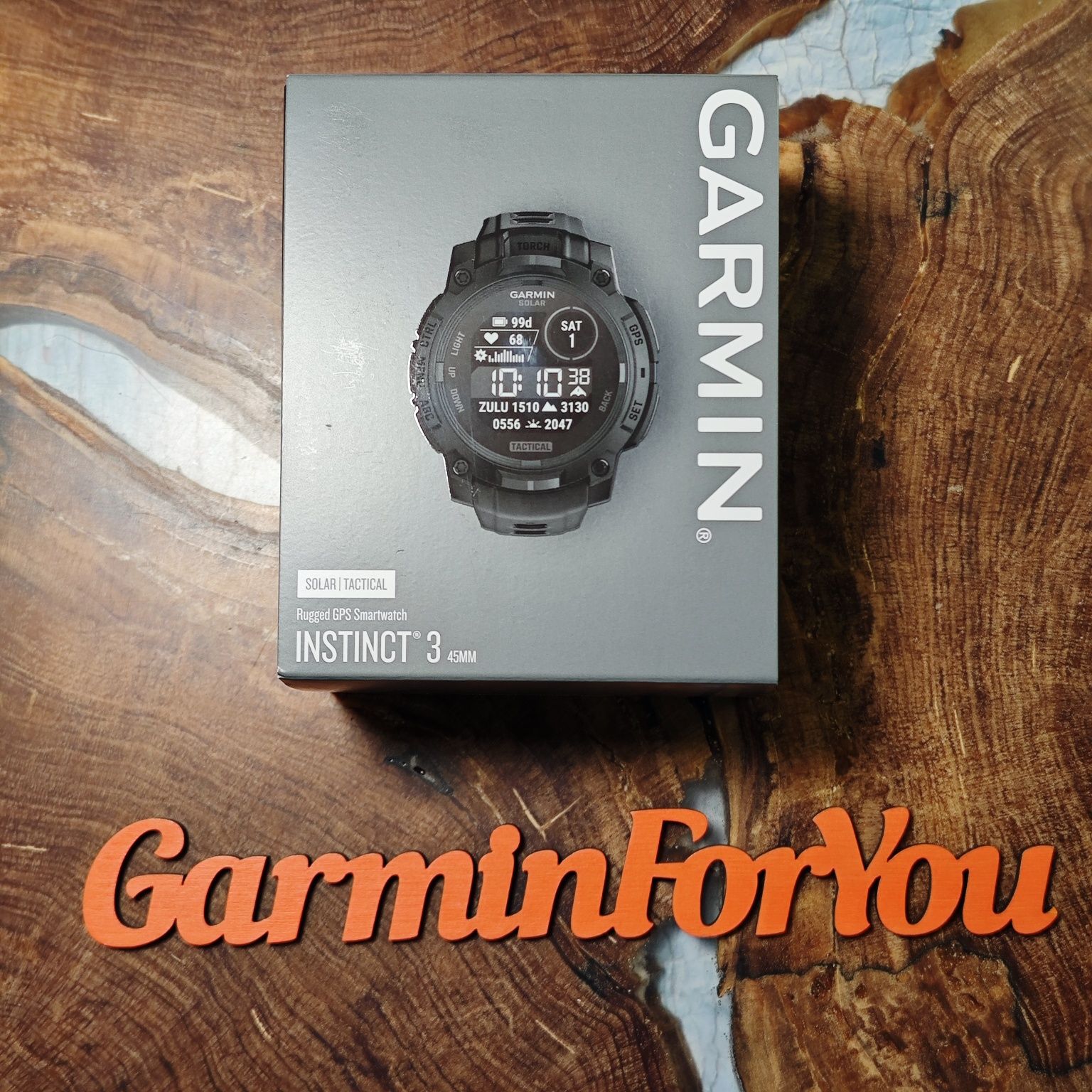 Garmin Instinct 3 (45 мм) Solar Tactical Edition 010-02934-50