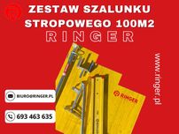 Gotowy zestaw szalunku stropowego 100m2 szalunek deskowanie RINGER h20