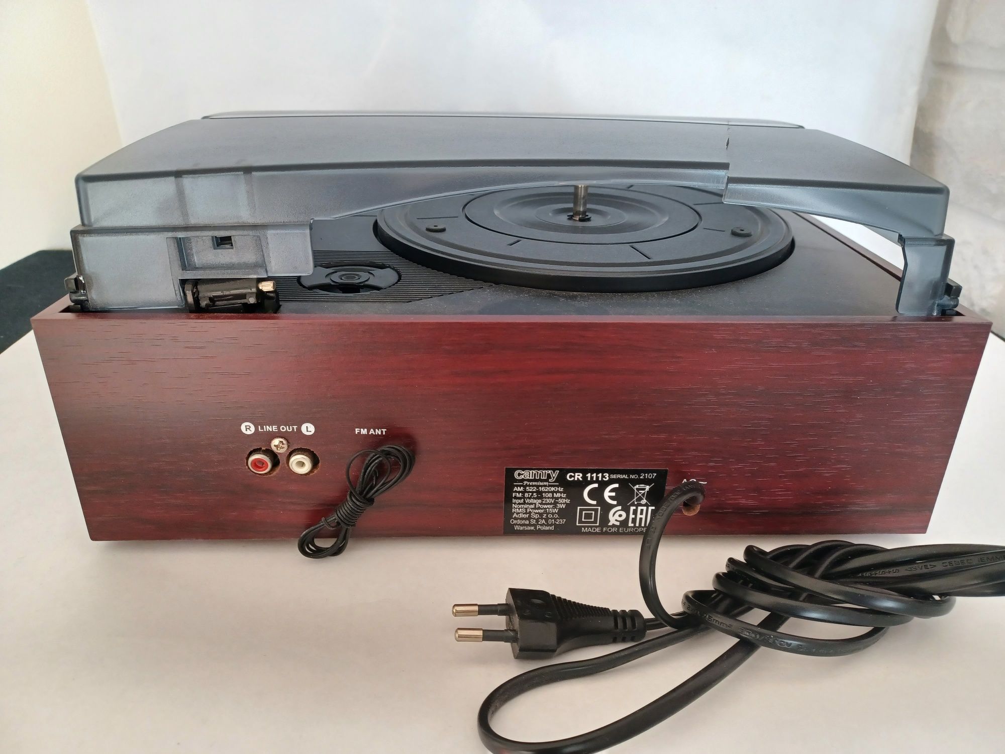 Gramofon w stylu retro Camry CR 1113