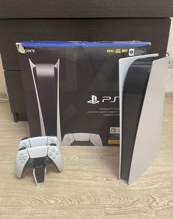 Ps 5 два геймпада + игры