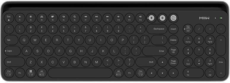 Клавіатура бездротова Xiaomi Miiiw Bluetooth/USB Black
