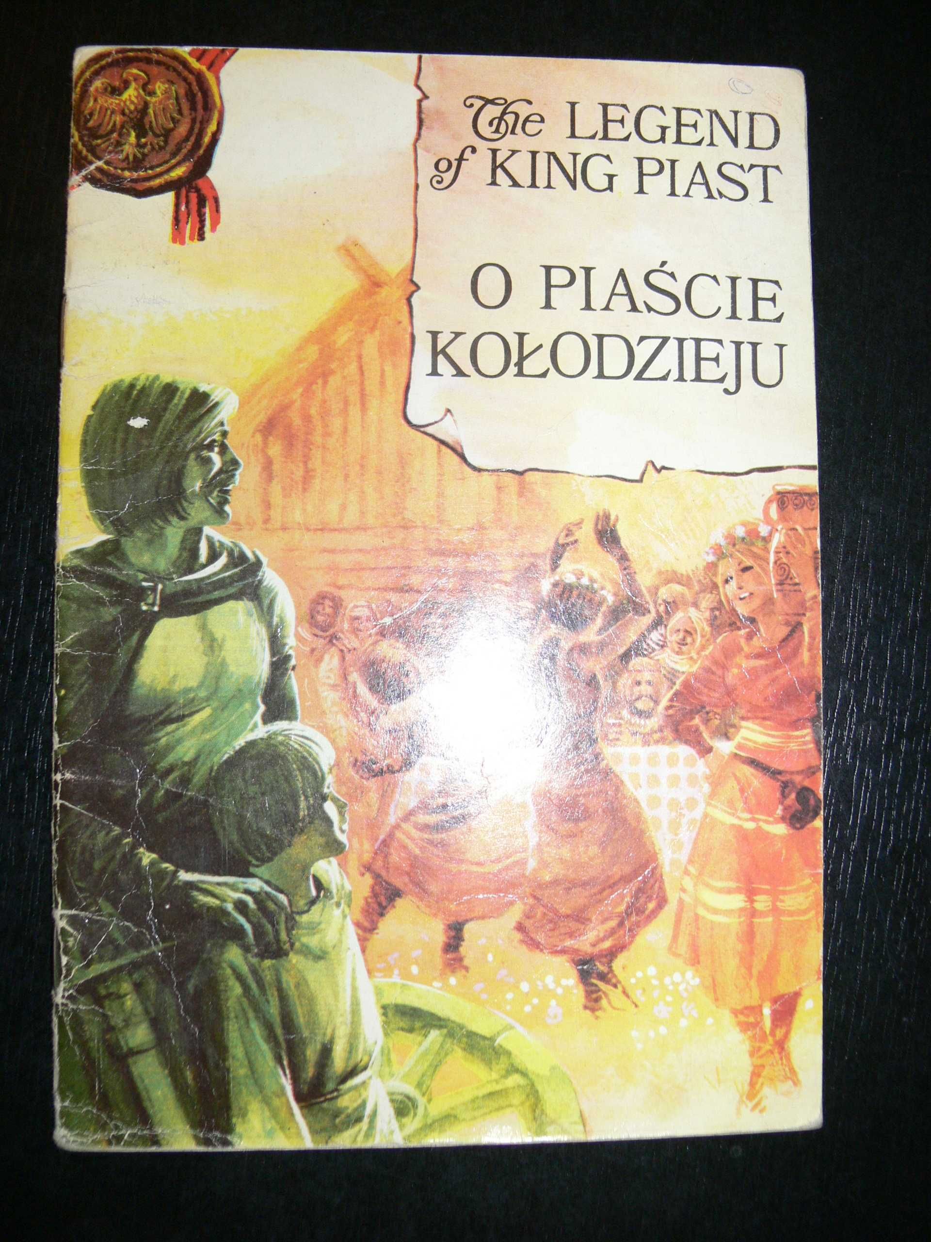 Komiks historyczny O Piaście Kołodzieju 2 języki I wydanie z PRL 1977r