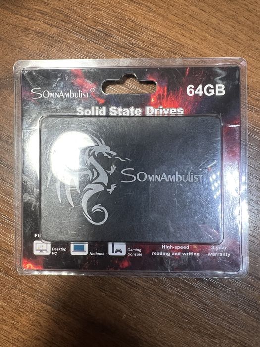 Продам SSD на 64 GB. Новый не б/у.