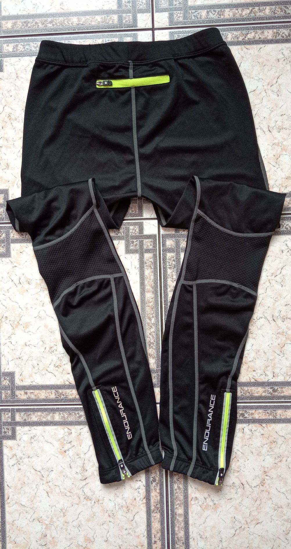 Endurance legginsy sportowe biegowe treningowe chłopięce 14l 158-164