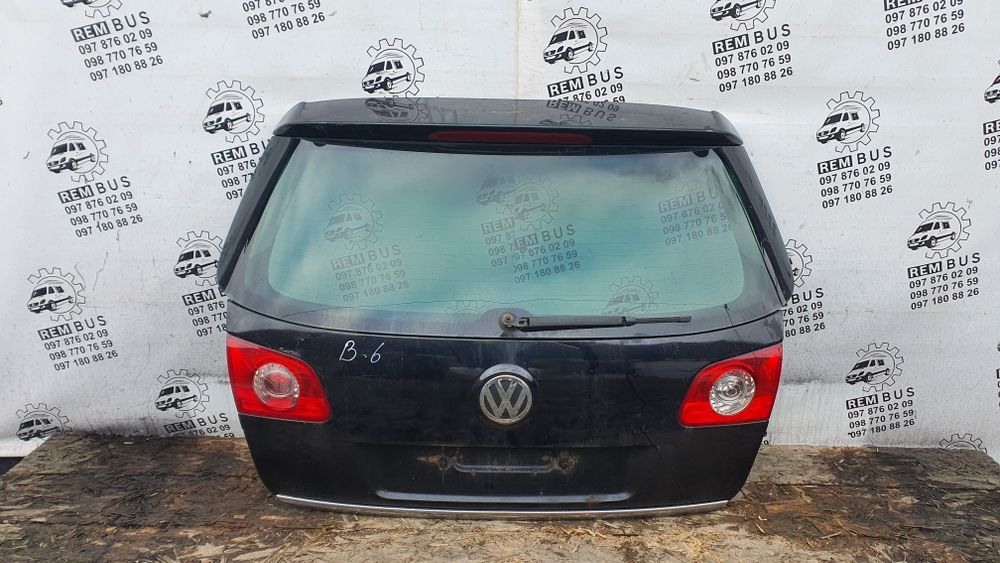 Кришка багажника, ляда Volkswagen Passat b6 універсал чорна