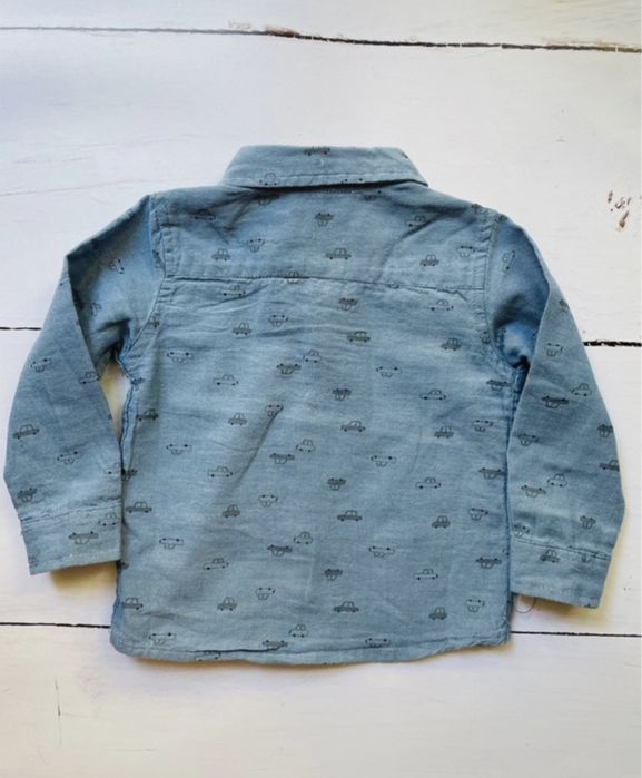 Koszula 5-10-15 z dlugim Rękawem 80 guziki nowa samochodu na guziki