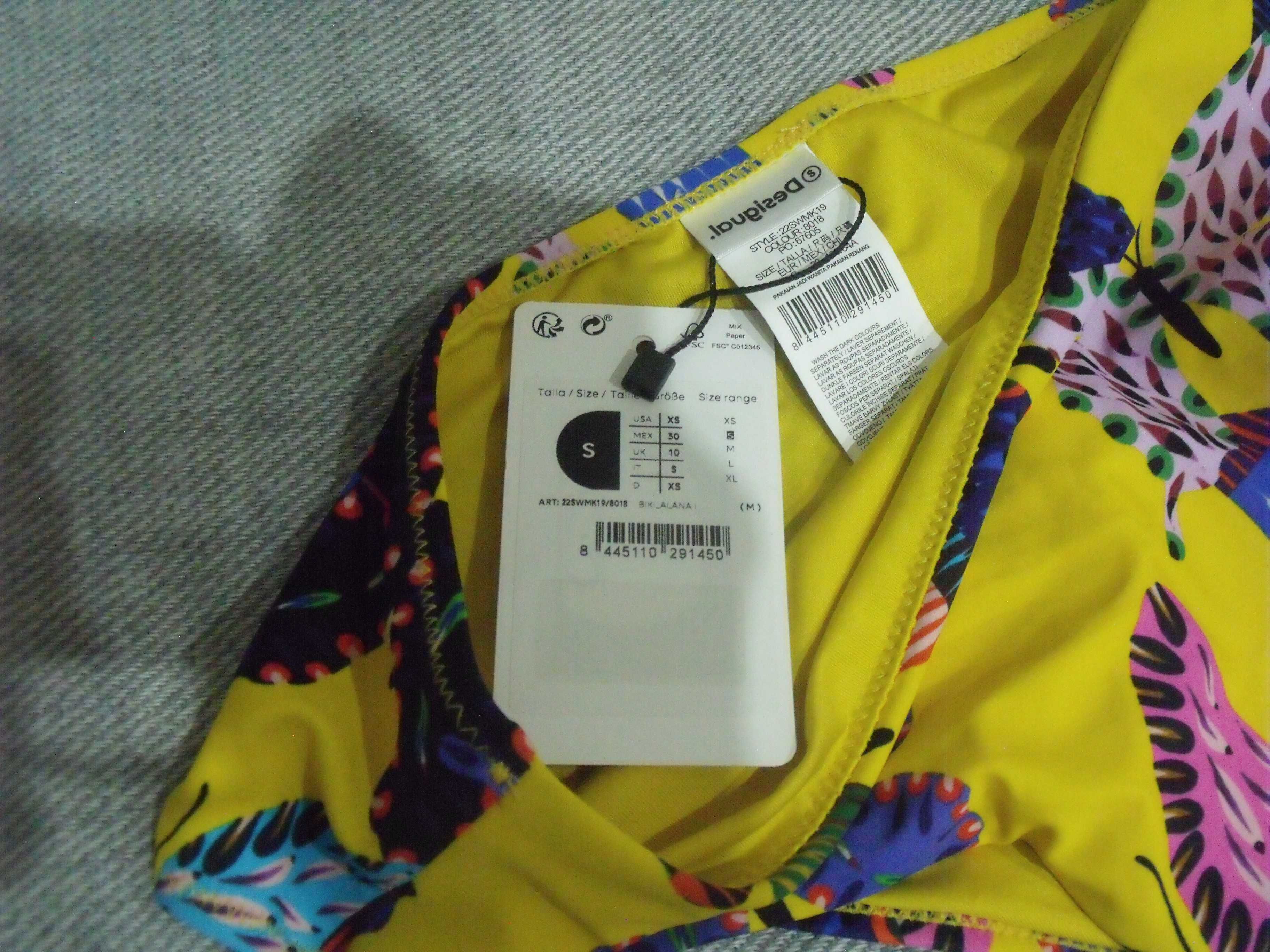 Strój kąpielowy bikini dół majtki Desigual roz. 36 Nowy