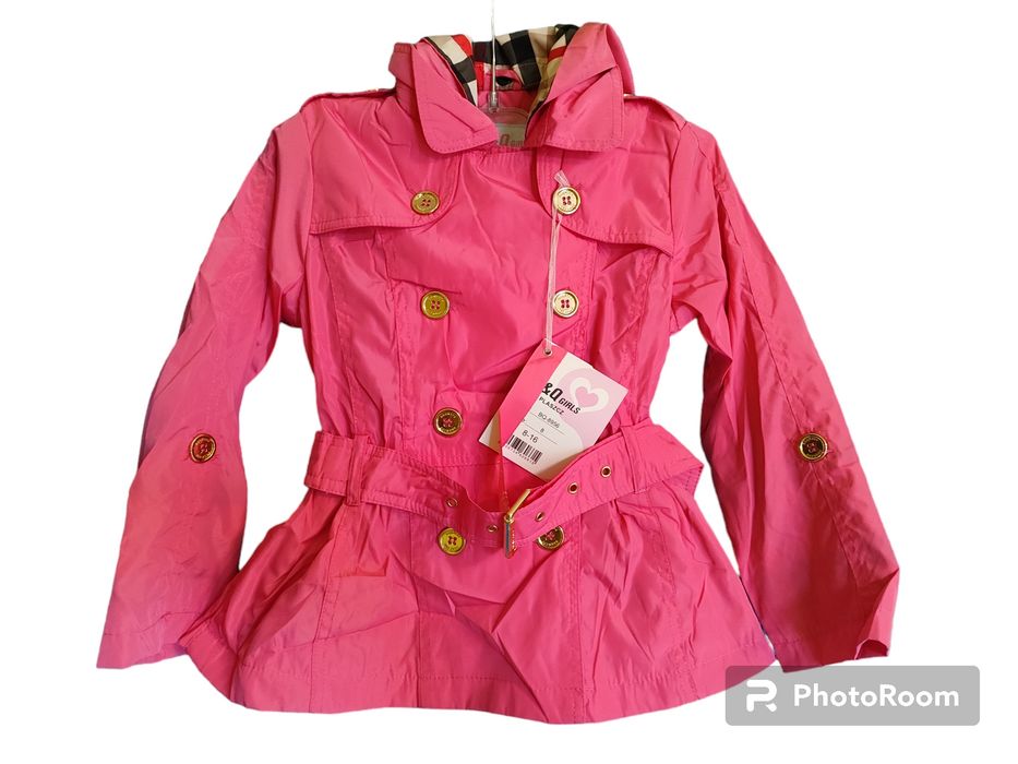 Płaszczyk wiosenny dla dziewczynki