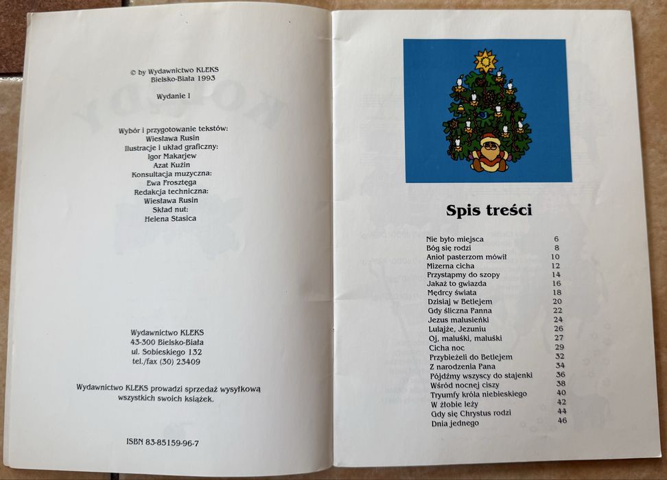 Książka Kolędy wydawnictwo Kleks