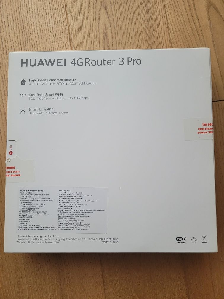 Router HUAWEI 4G 3Pro LTE