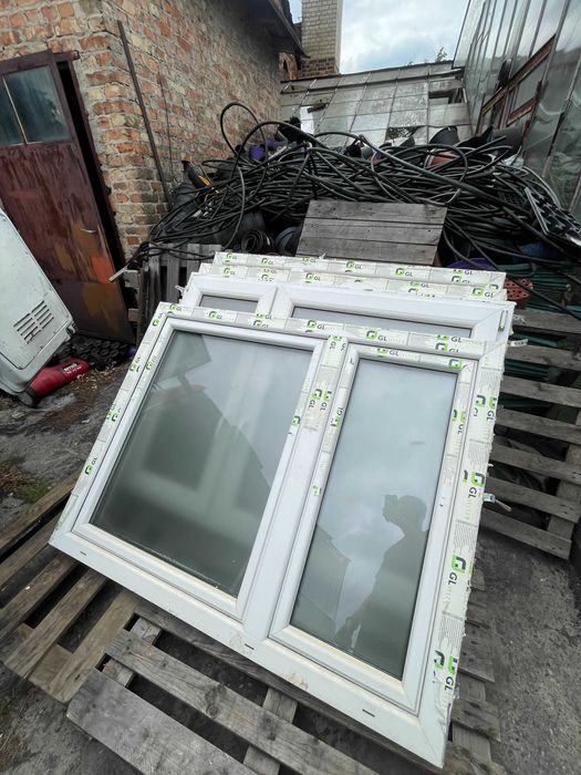 Okna z demontażu (6 okien)