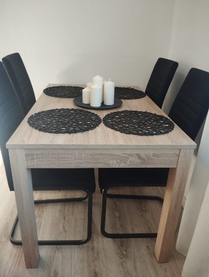 Stół rozkładany i ława