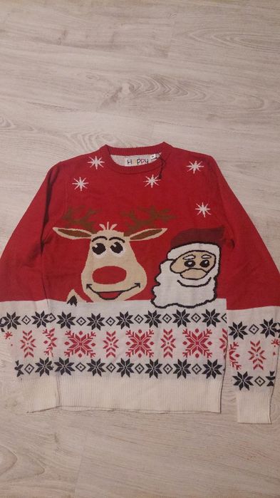 Sweter świąteczny 152-158cm