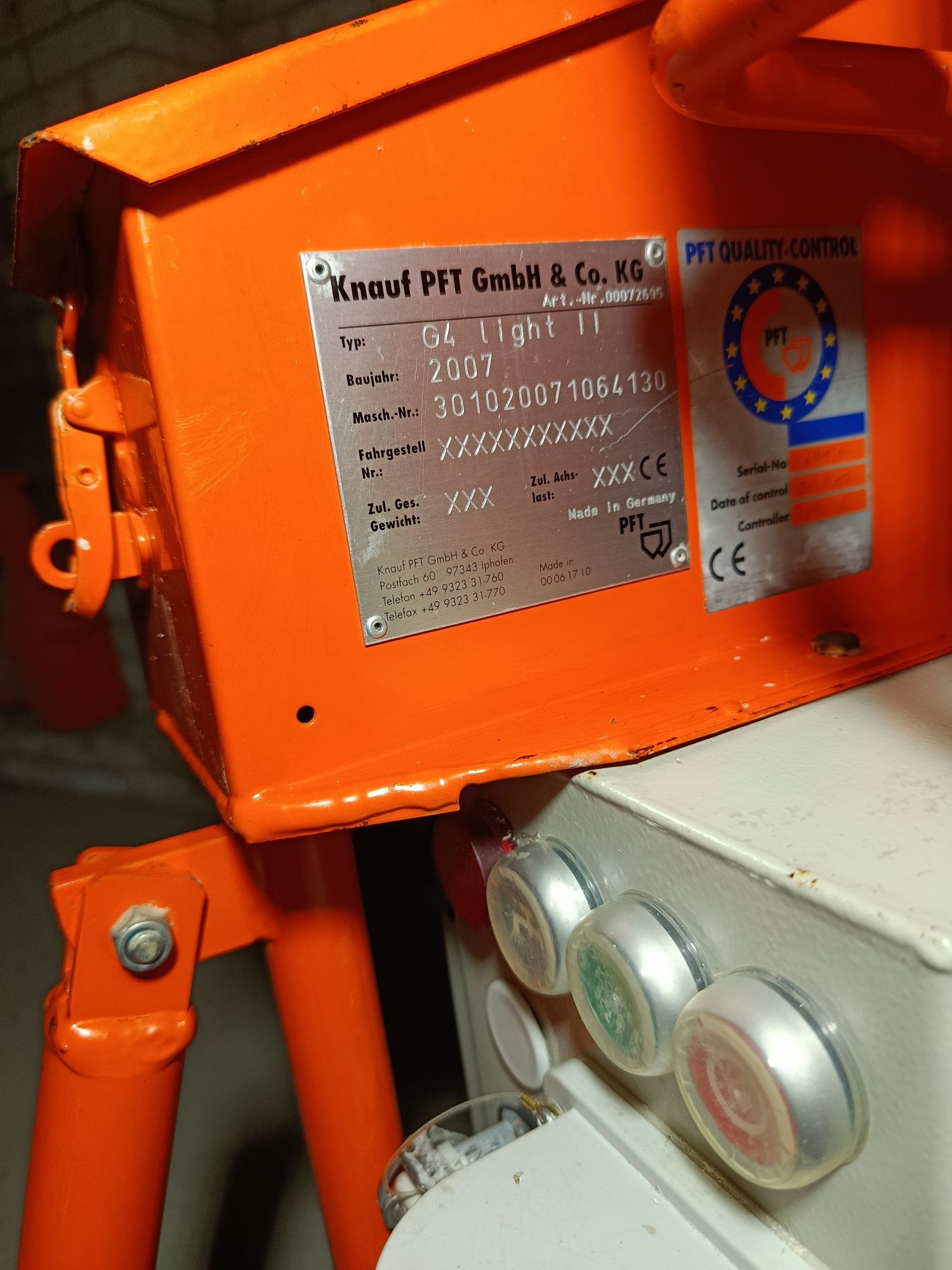 Agregat tynkarski PFT G4 Light II