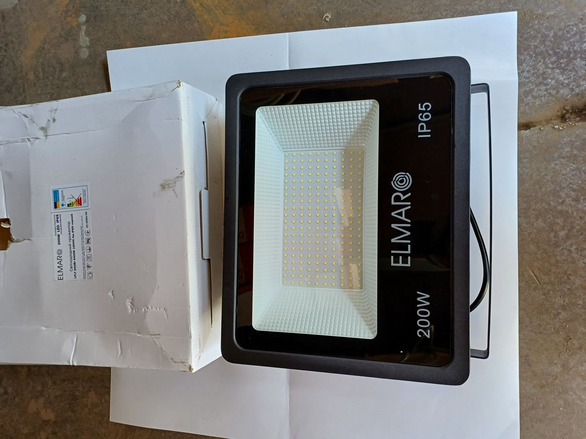 Прожектор LED 200W ELMAR, DELUX
