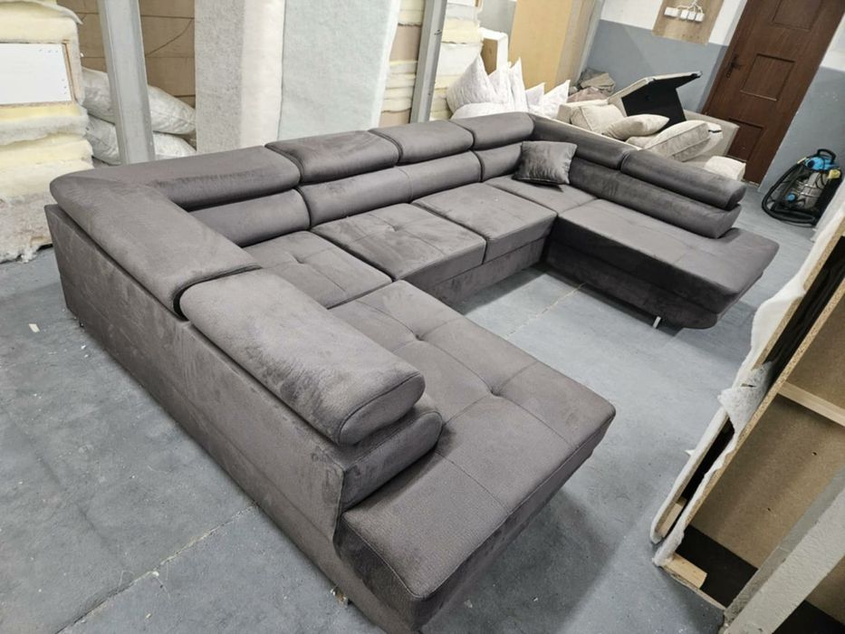 Narożnik z funkcją spania I pojemnikiem szybka realizacja