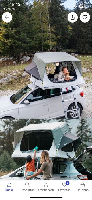 Tenda tejadilho MH500 fresh&black