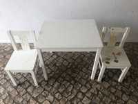 Conjunto mesa e cadeiras Ikea