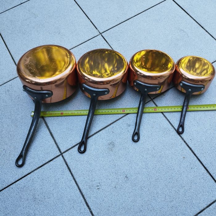Conjunto de tachos de cobre Novos