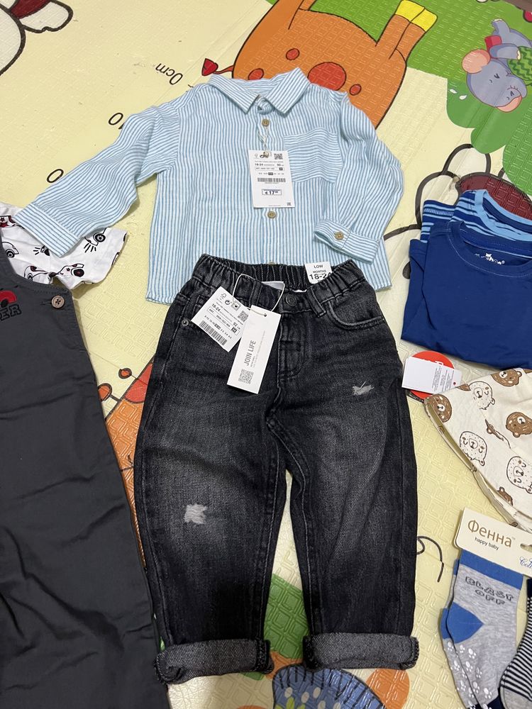 Джинси сорочка жилетки футболки комбез Zara LC Waikiki Mothercare