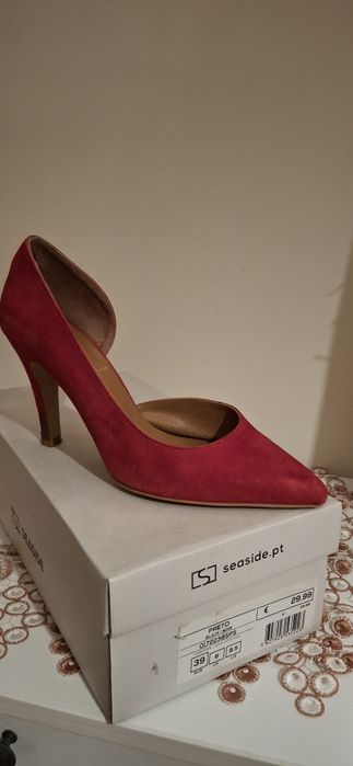 Sapatos Seaside vermelhos